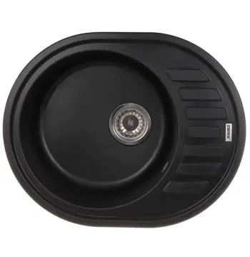 Мийка кухонна Zerix ZS-6250R-03 Чорна (ZX4548)