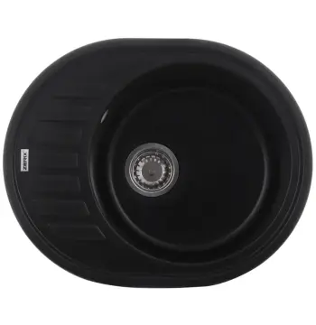 Мийка кухонна Zerix ZS-6250R-14 Чорний металік (ZX4554)