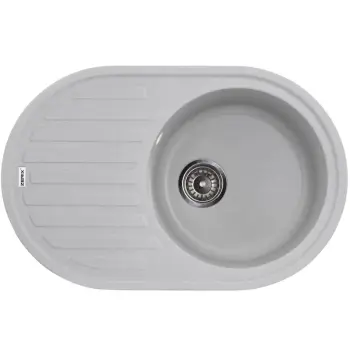 Мийка кухонна Zerix ZS-7750R-09 Сіра (ZX4559)