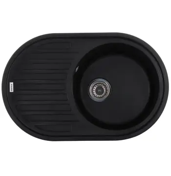 Мийка кухонна Zerix ZS-7750R-14 Чорний металік (ZX4562)