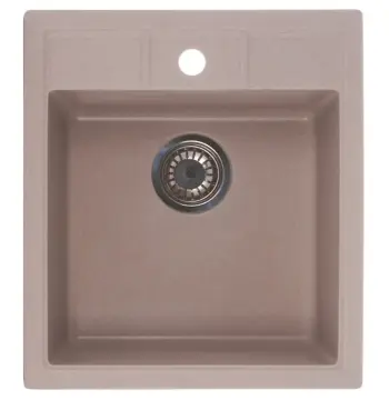 Мийка кухонна Zerix ZS-4651S-06 Бежева (ZX4565)