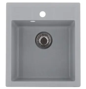 Мийка кухонна Zerix ZS-4651S-09 Сіра (ZX4567)