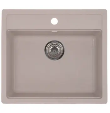 Мийка кухонна Zerix ZS-5751S-06 Бежева (ZX4597)