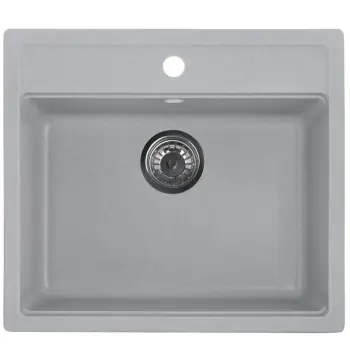 Мийка кухонна Zerix ZS-5751S-09 Сіра (ZX4599)