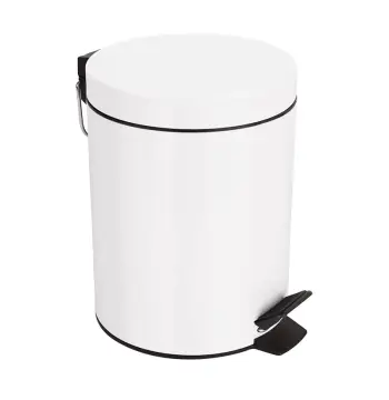 Мусорное ведро круглое ZERIX STRONG-MB0116 WHITE 16 л (цвет белый) (ZX4628)