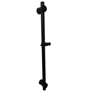 Душевая ZX4761 стойка Zerix BAR-SUS 003 из нержавеющей стали черная матовая с держателем для лейки (ZX4761)