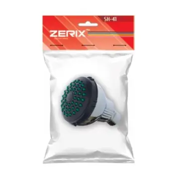 Потолочная лейка для душа ZERIX SH-41 хромированная из ABS-пластика, однорежимная (ZX4791)