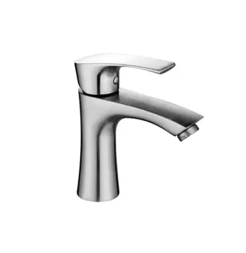 Змішувач для умивальника Zerix JAX-001 з нержавіючої сталі SUS304 одноважільний (ZX4844)