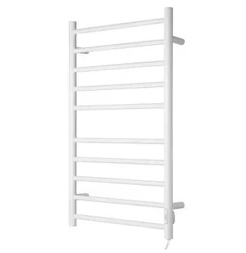 Електрична сушарка для рушників Zerix Atlas EPA-5386R-10T-White з таймером (135W) (ZX4916)