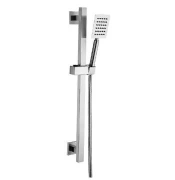 Душевая стойка Zerix SET BAR-SUS-002 нержавеющая с душевым шлангом и лейкой (ZX4941)