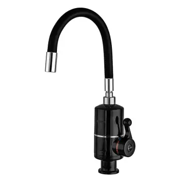 Водонагреватель 3,3 kW проточный ZERIX ELW06-F-2BLACK (ELW06-F-B BLACK) рефлекторный излив, на мойку (цвет черный) (ZX5032)