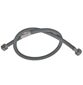Гнучке підведення Zerix ZHN-02-FF1/2"-150 (нейлонове обплетення, гайки нерж) (ZX5144)