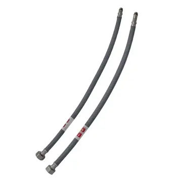 Гнучке підведення Zerix ZHN-02-F1/2"xM10-030 (нейлонове обплетення, гайки нерж) (пара) (ZX5155)
