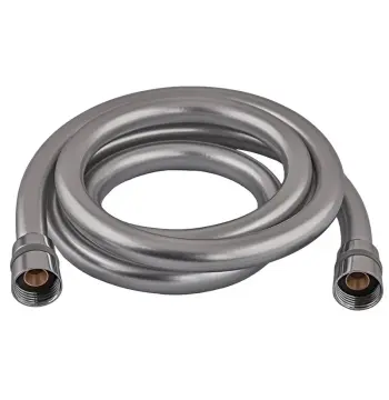 Шланг SilverF03 для душа Zerix SILVER.F03 из ПВХ, хромированный, 150 см (ZX5561)