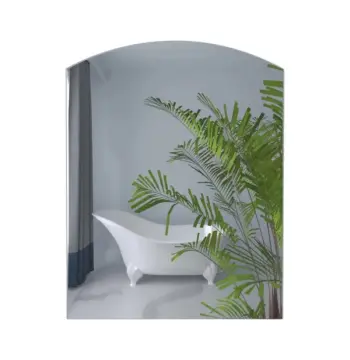 Зеркало настенное ZERIX ALIVE MRZ01-60x80 прямоугольное с дугообразным верxом (ZX5618)