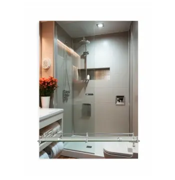 Дзеркало настінне ZERIX SANSA MRZ05-70x85x10 прямокутне з полицею (ZX5629)