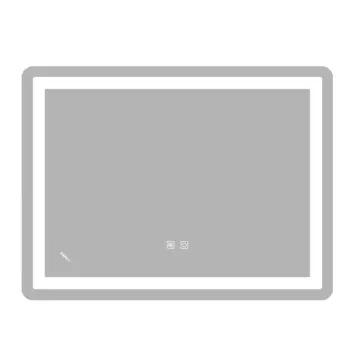 Дзеркало ZERIX SANSA MR01-70x50-REVERSE з LED Touch, Anti-fog, димером, рег. яскравості (ZX6050)