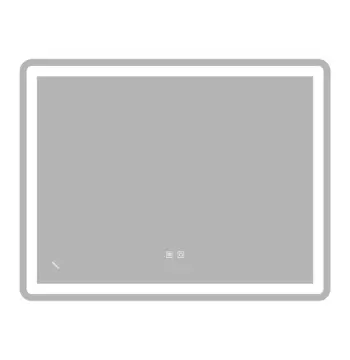 Дзеркало ZERIX MIRRA MR05-90x70-REVERSE з LED Touch, Anti-fog, димером, рег. яскравості (ZX6059)