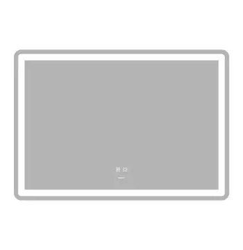 Дзеркало ZERIX MIRRA MR05-100x70 з LED Touch, Anti-fog, димером, рег. яскравості (ZX6060)