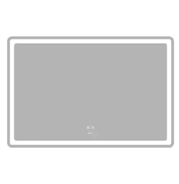 Дзеркало ZERIX MIRRA MR05-120x80 з LED Touch, Anti-fog, димером, рег. яскравості (ZX6061)