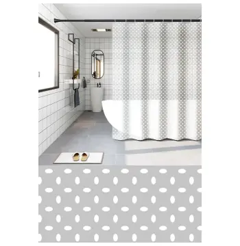 Шторка для ванной ZERIX SCP-022-180x180 из PEVA (полиэтиленвинилацетата) (Цвет белый 3-Д) (ZX6095)