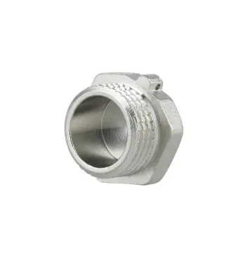 Заглушка Thermo Alliance Forte SF35315 латунная никелированная с наружной резьбой 1/2 (SF35315)