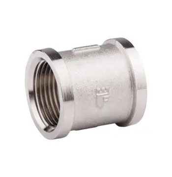 Муфта равнопроходная Thermo Alliance Forte SF35632 латунная никелированная 1 1/4" ВВ (SF35632)