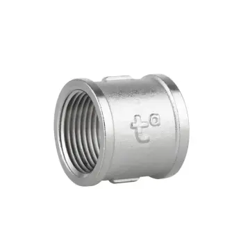 Муфта равнопроходная Thermo Alliance Forte SF35625 латунная никелированная 1" ВВ (SF35625)