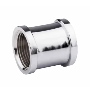 Муфта равнопроходная Thermo Alliance SF356H20 Forte латунная хромированная 3/4" ВВ (SF356H20)