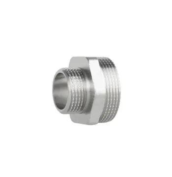Ниппель редукционный Thermo Alliance Forte 1 1/2х1" латунный никелированный (SF3594025)