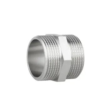 Ниппель равнопроходной Thermo Alliance SF35832 Forte латунный никелированный с наружной резьбой 1 1/4 (SF35832)