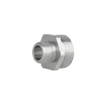 Ниппель редукционный Thermo Alliance Forte 1"х1/2" латунный никелированный (SF3592515)