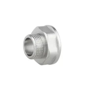 Переход Thermo Alliance 1х3/4 Forte 1"х3/4" ВН латунный никелированный (SF3602520)