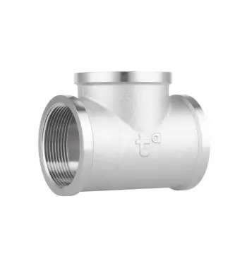 Тройник равнопроходной Thermo Alliance Forte SF36150 никелированный латунный с внутренней резьбой 2 (SF36150)