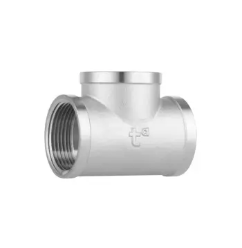 Тройник равнопроходной Thermo Alliance Forte SF36132 латунный никелированный с внутренней резьбой 1 1/4 (SF36132)