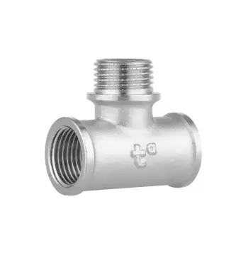 Тройник равнопроходной Thermo Alliance Forte SF36415 латунный 1/2" ВНВ (SF36415)