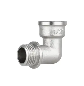 Уголок Thermo Alliance Forte SF37215 латунный никелированный 1/2" ВН (SF37215)