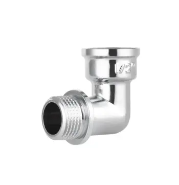 Уголок резьбовой Thermo Alliance Forte SF372H15 латунный хромированный с внутренне-наружной резьбой 1/2 (SF372H15)