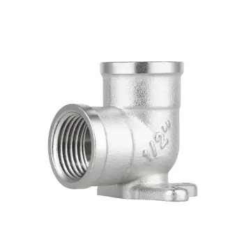 Уголок настенный Thermo Alliance Forte SF37115 латунный никелированный 1/2" ВВ (SF37115)