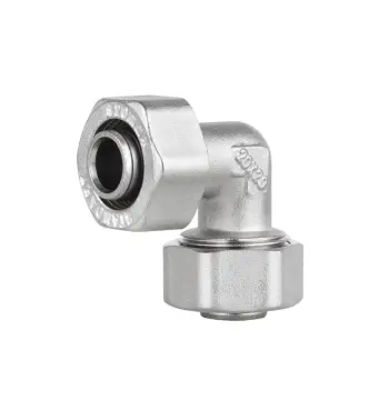 Уголок обжимной равнопроходной Thermo Alliance Standart SD155W2020 никелированный латунный 20 мм (SD155W2020)