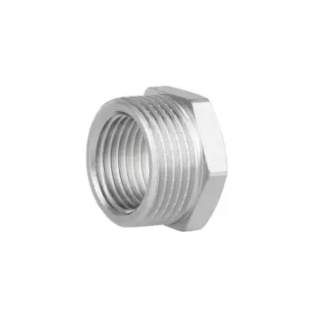 Футорка Thermo Alliance 1/2х3/4 Forte 1/2"х3/4" латунная никелированная с наружно-внутренней резьбой (SF3742015)