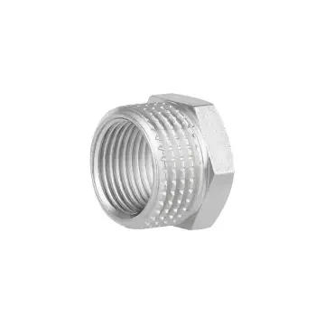 Футорка Thermo Alliance 1/2х3/8 Forte 1/2"х3/8" никелированная латунная с наружной-внутренней резьбой (SF374159)