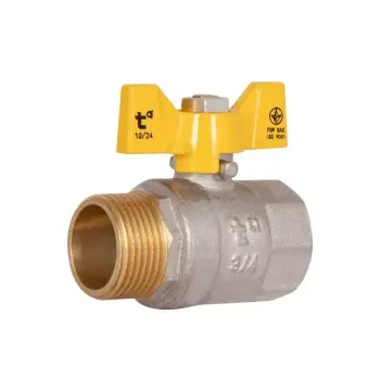 Кран шаровый Thermo Alliance Base SD607G20 латунный газовый 3/4" ВН (SD607G20)