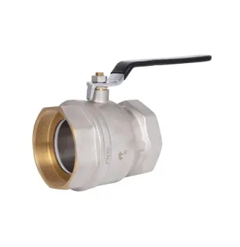Кран шаровой Thermo Alliance Base SD600W100 латунный рычажный 4" ВВ для воды (SD600W100)