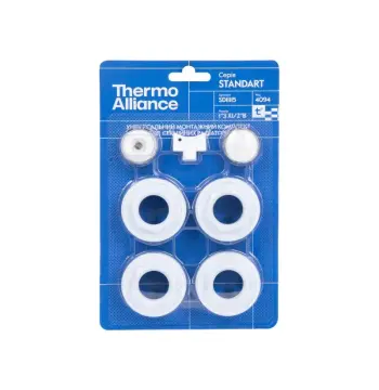 Монтажний комплект для радіатора Thermo Alliance 1/2х1 Standart 1/2"х1" SD11115 з краном Маєвського (SD11115)