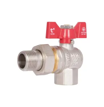 Кран шаровой "Американка" Thermo Alliance Standart угловой 1/2" ВН SD222W15
