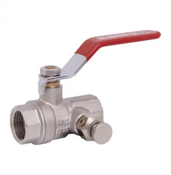 Кран шаровый Thermo Alliance 1/2В Standart 1/2"В SD320W15 латунный с краном Маевского (SD320W15)