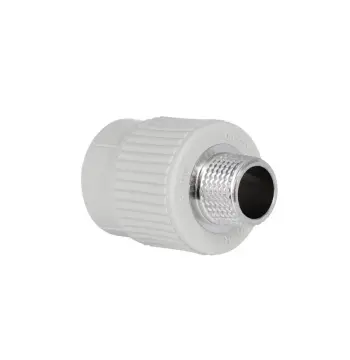 Муфта PPR Blue Ocean 25х1/2" серая с наружной латунной резьбой (BOEAXX2501XXX)