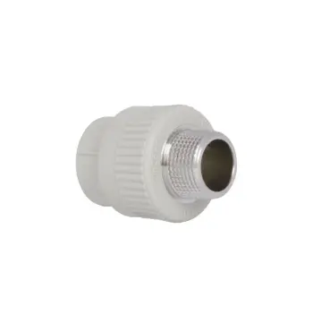 Муфта PPR Blue Ocean 25х3/4" серая с наружной латунной резьбой (BOEAXX2502XXX)