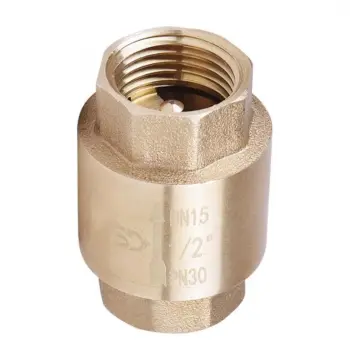 Обратный клапан SD Plus SD240W15 латунный с латунным штоком 1/2 (SD00006752)